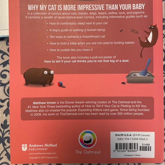 The Oatmeal Comic - Matthew Inman - Why My Cat Is More Impressive Than Your Baby - Picture 7 of 7